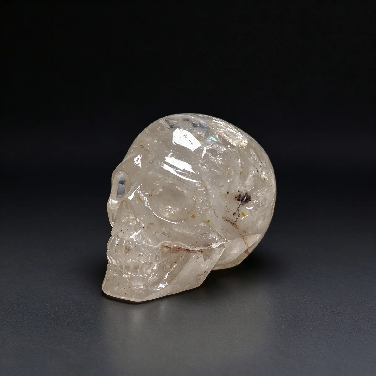 4.77″ Clear Quartz Crystal Skull — CS-260003